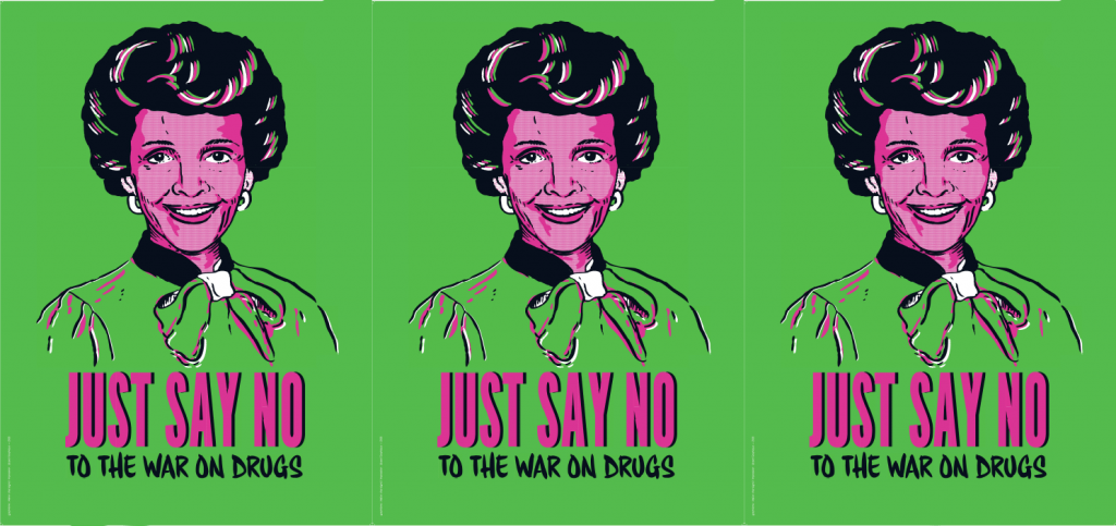 Politique de drogues « Just say no to the war on drugs », Coalition PLUS (2018)